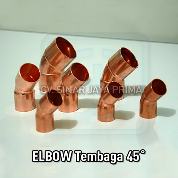 Elbow Tembaga 1/2 inch 45 derajat