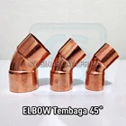 Elbow Tembaga 1.3/8 inch 45 derajat 1